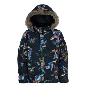 Burton Girls Bennett 2L Insulated Jacket True Black Crystals Size L